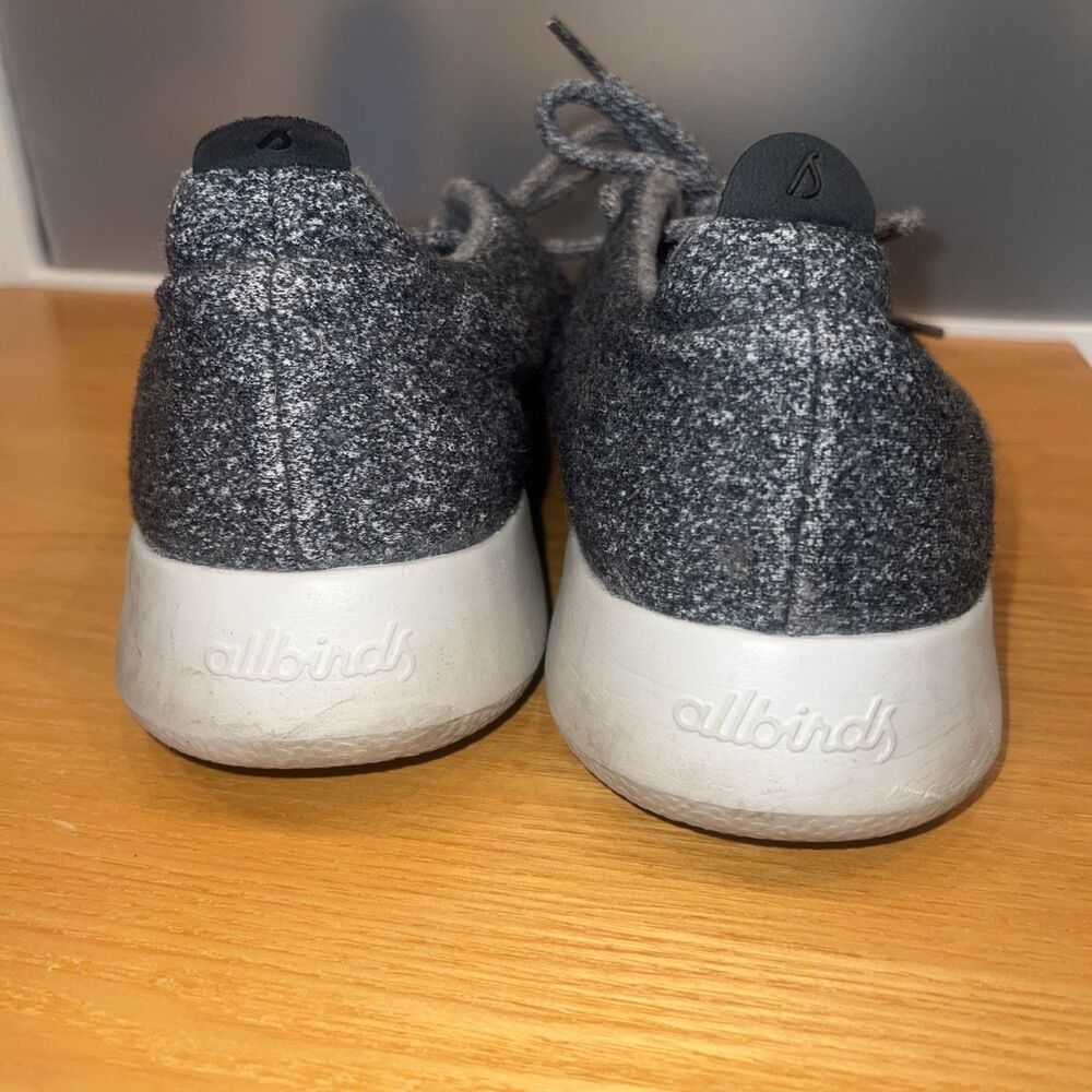 allbirds mens 13 Gray Wool Runner Sneaker Shoe - Picture 5 of 7